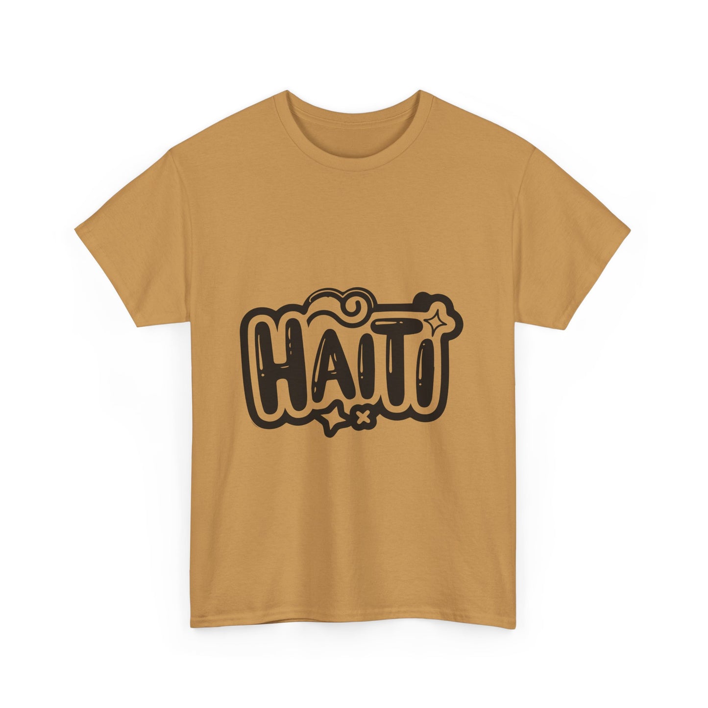 Haitian Pride Tee - Unisex Heavy Cotton Shirt, Casual Wear, Gifts for Him/Her, Cultural Apparel, Summer Fashion