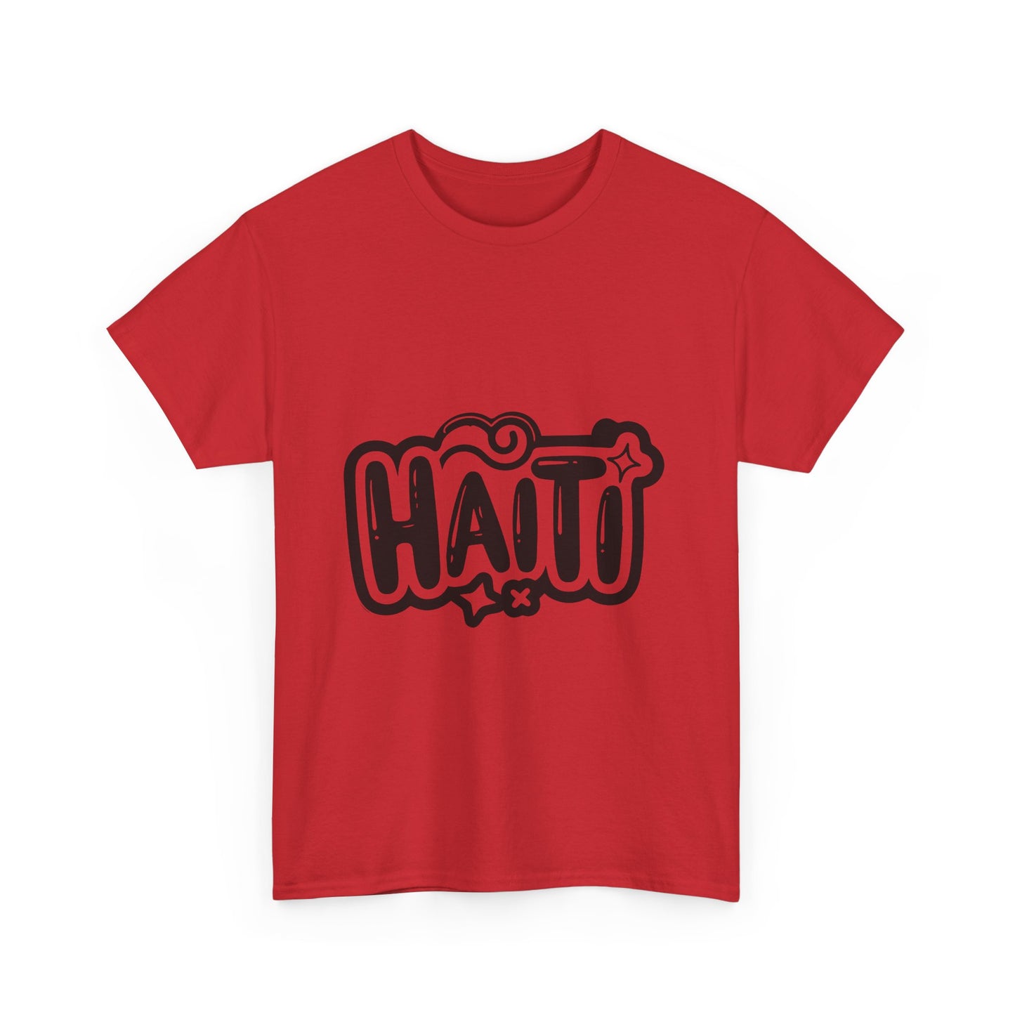 Haitian Pride Tee - Unisex Heavy Cotton Shirt, Casual Wear, Gifts for Him/Her, Cultural Apparel, Summer Fashion