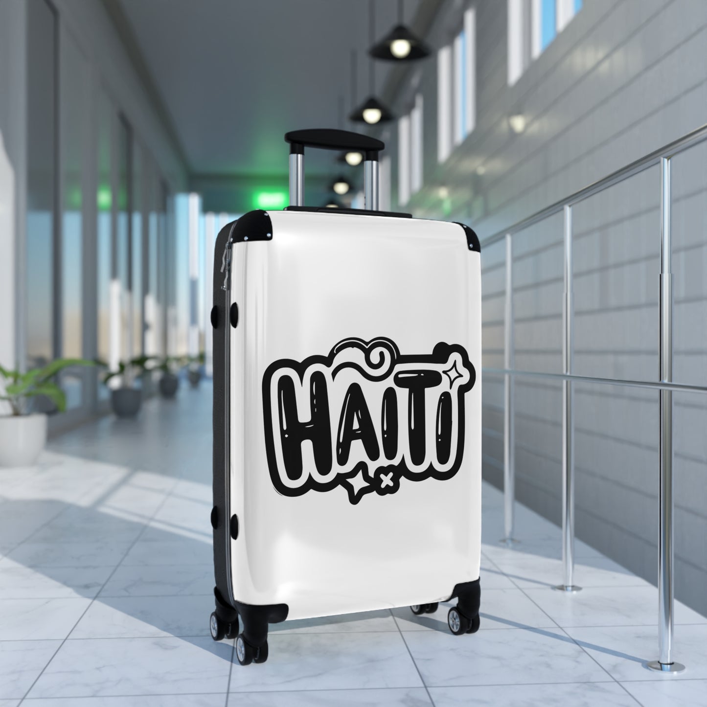 Haitian Travel Suitcase - Stylish Luggage for Adventurous Souls, Vacation, Business Trip, Weekend Getaway, Wanderlust Gear