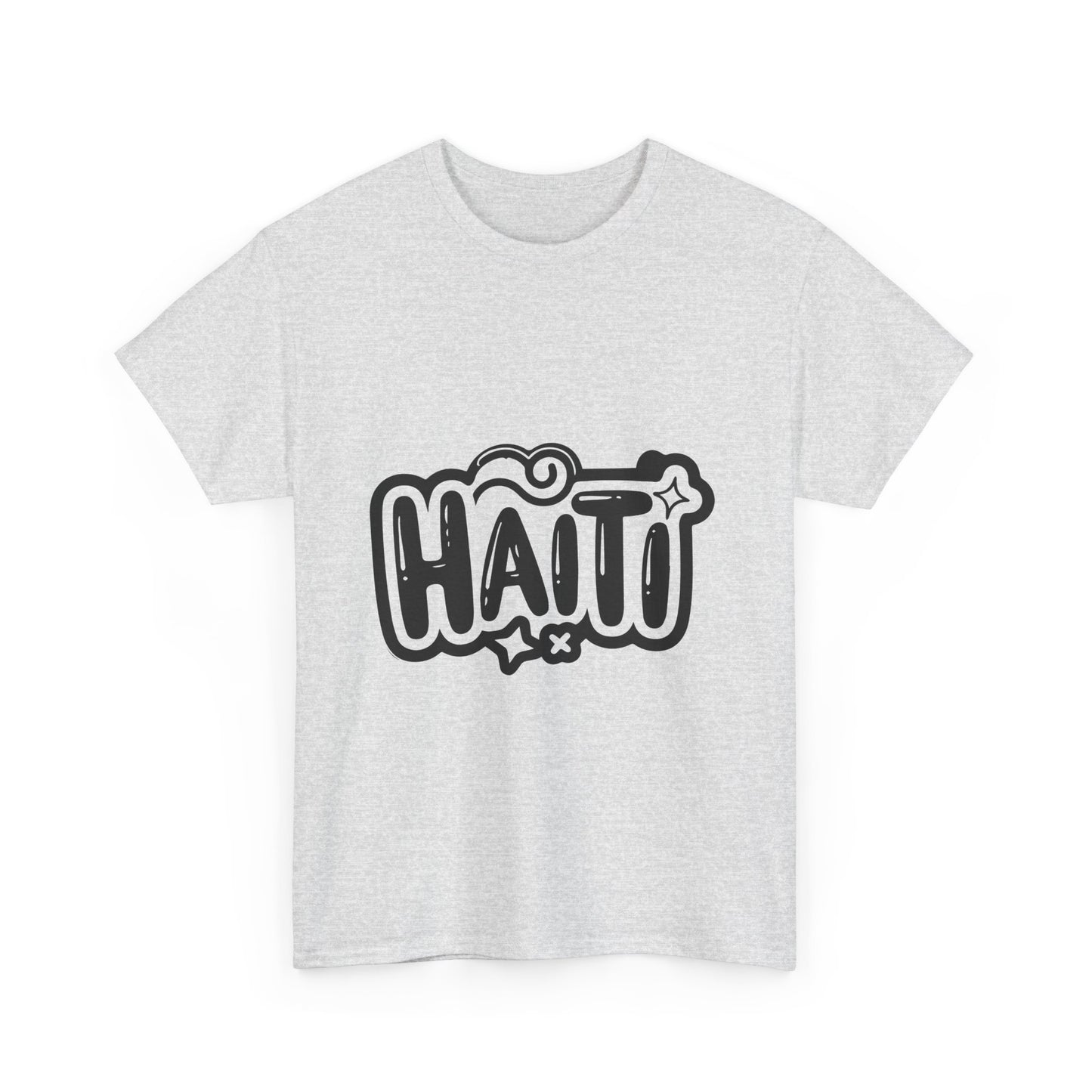 Haitian Pride Tee - Unisex Heavy Cotton Shirt, Casual Wear, Gifts for Him/Her, Cultural Apparel, Summer Fashion