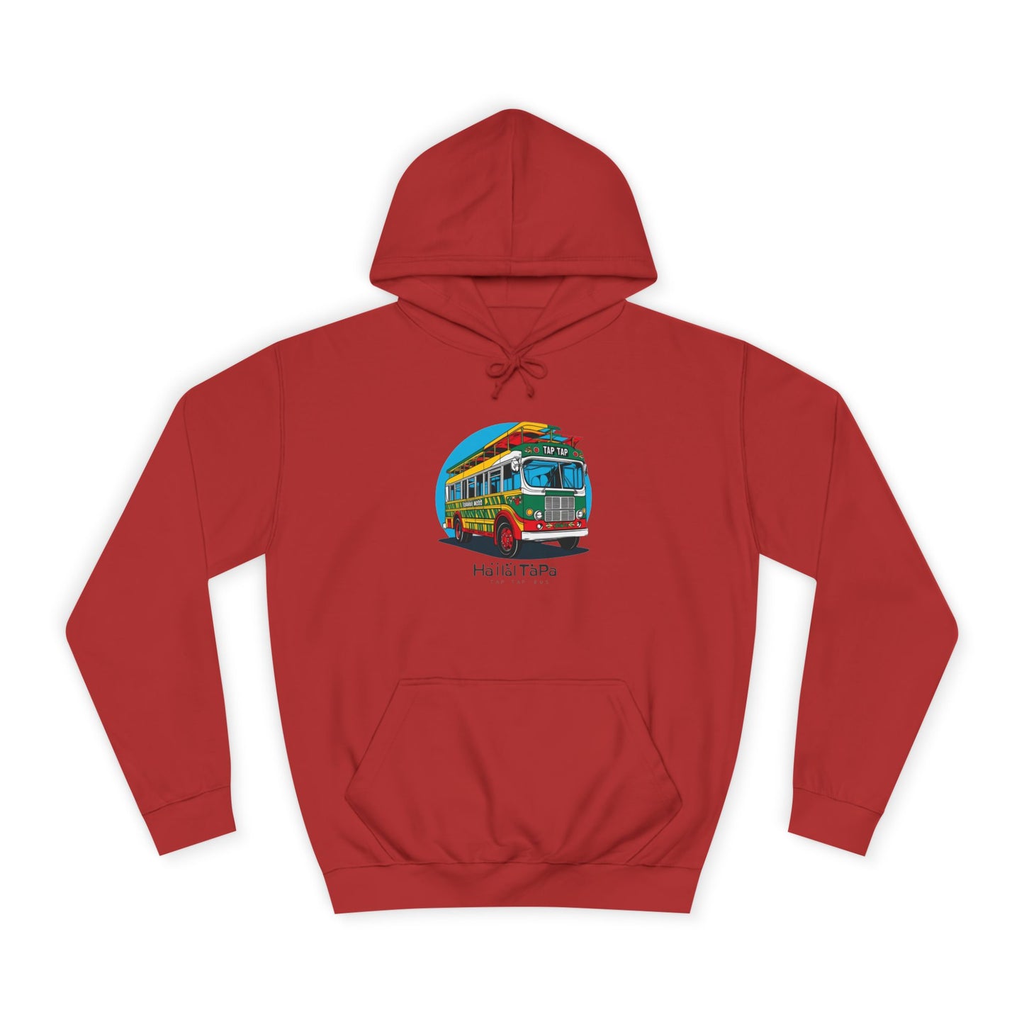 Colorful Surf Bus Unisex College Hoodie | Perfect for Beach Days, College Life, Relaxed Vibes, Gifts for Students, Chill Casual Wear