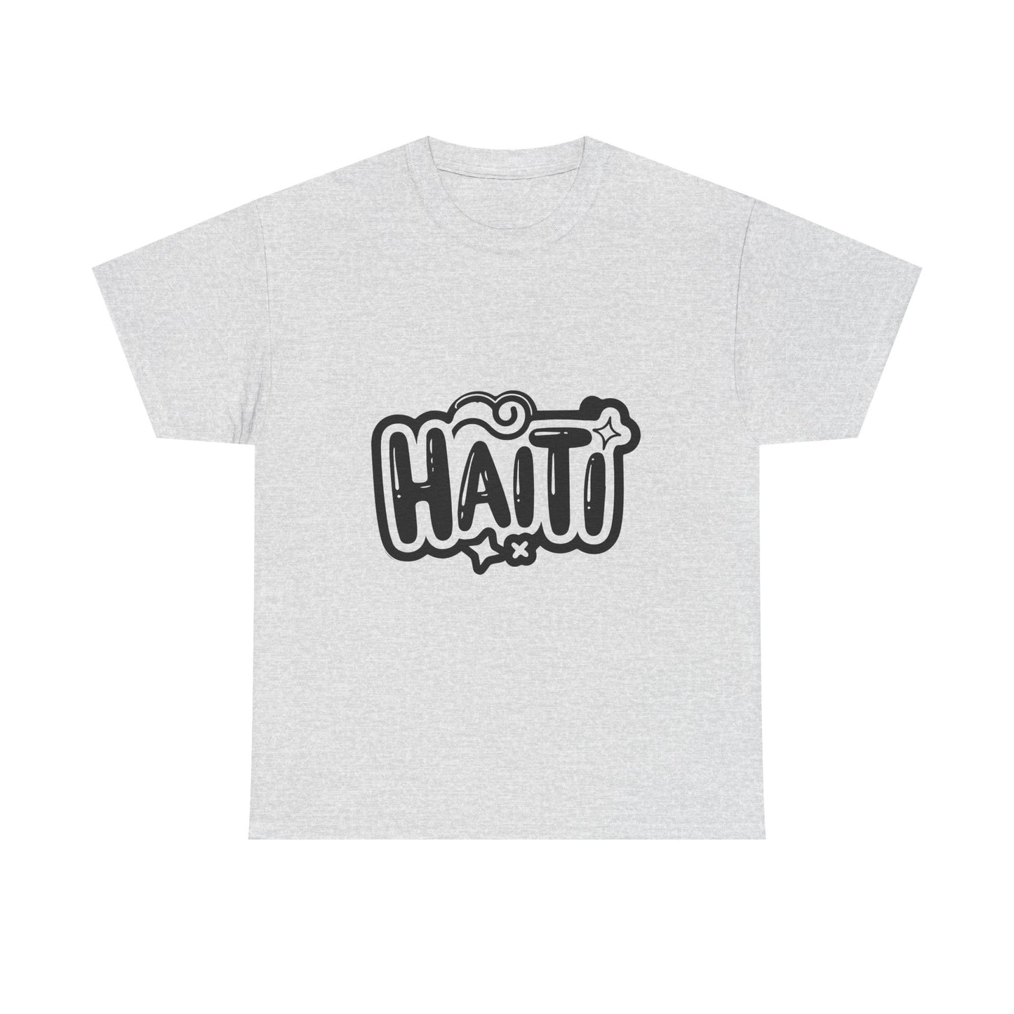 Haitian Pride Tee - Unisex Heavy Cotton Shirt, Casual Wear, Gifts for Him/Her, Cultural Apparel, Summer Fashion