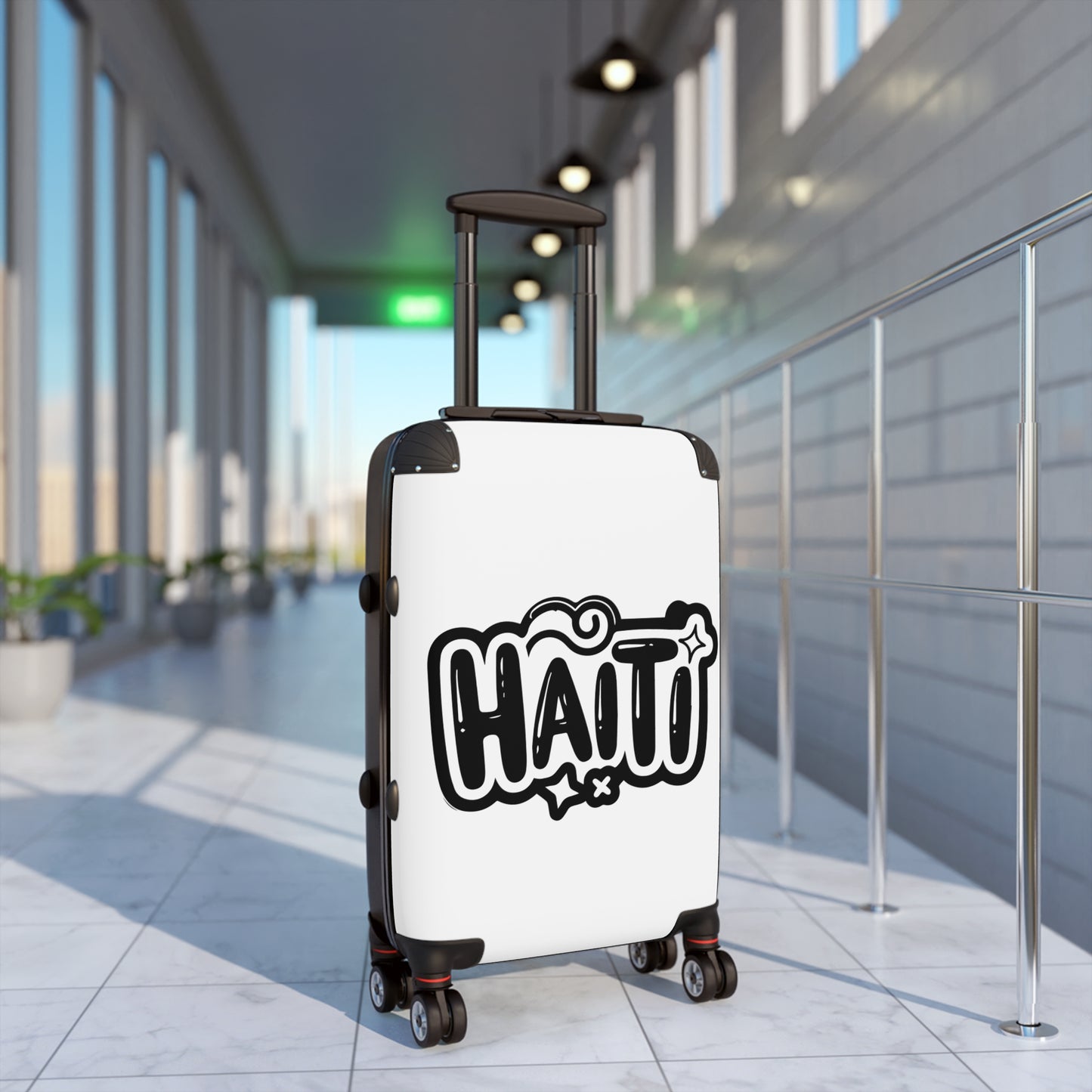 Haitian Travel Suitcase - Stylish Luggage for Adventurous Souls, Vacation, Business Trip, Weekend Getaway, Wanderlust Gear