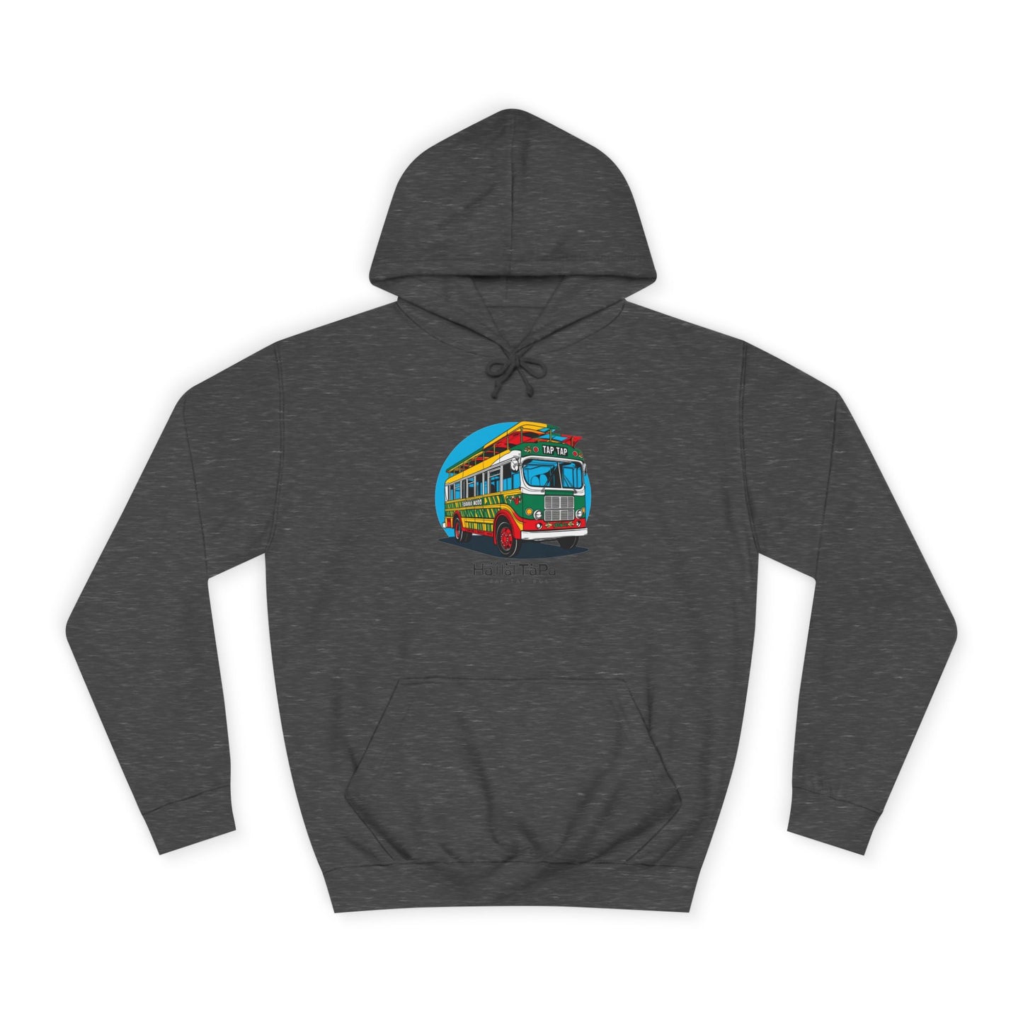 Colorful Surf Bus Unisex College Hoodie | Perfect for Beach Days, College Life, Relaxed Vibes, Gifts for Students, Chill Casual Wear