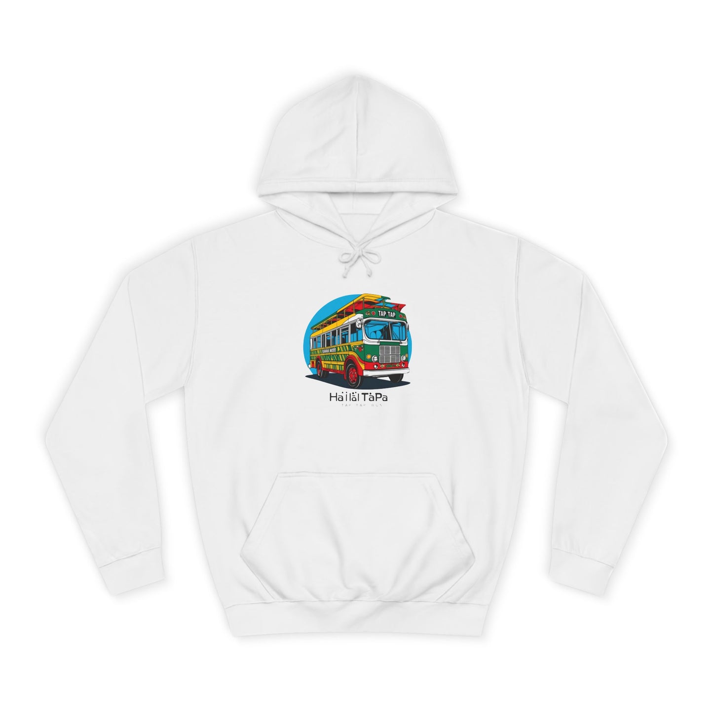 Colorful Surf Bus Unisex College Hoodie | Perfect for Beach Days, College Life, Relaxed Vibes, Gifts for Students, Chill Casual Wear