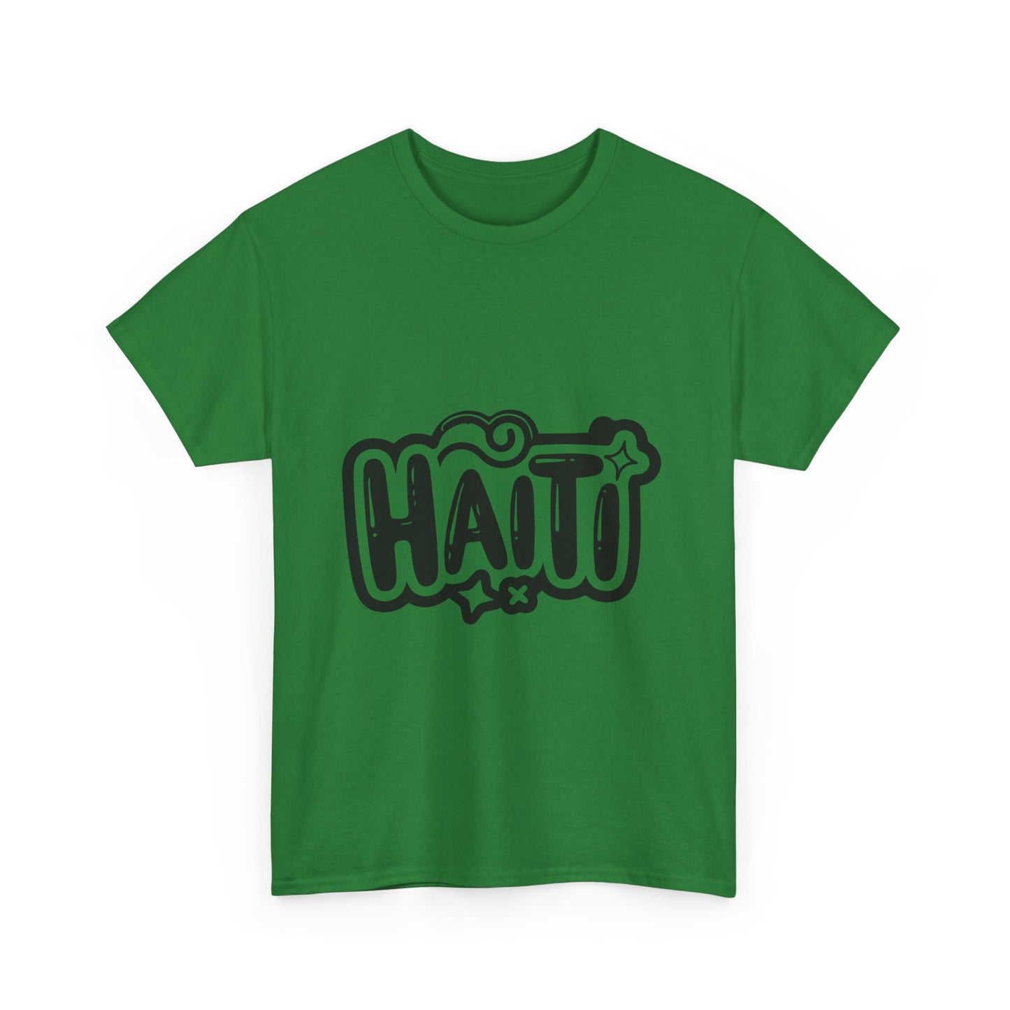 Haitian Pride Tee - Unisex Heavy Cotton Shirt, Casual Wear, Gifts for Him/Her, Cultural Apparel, Summer Fashion
