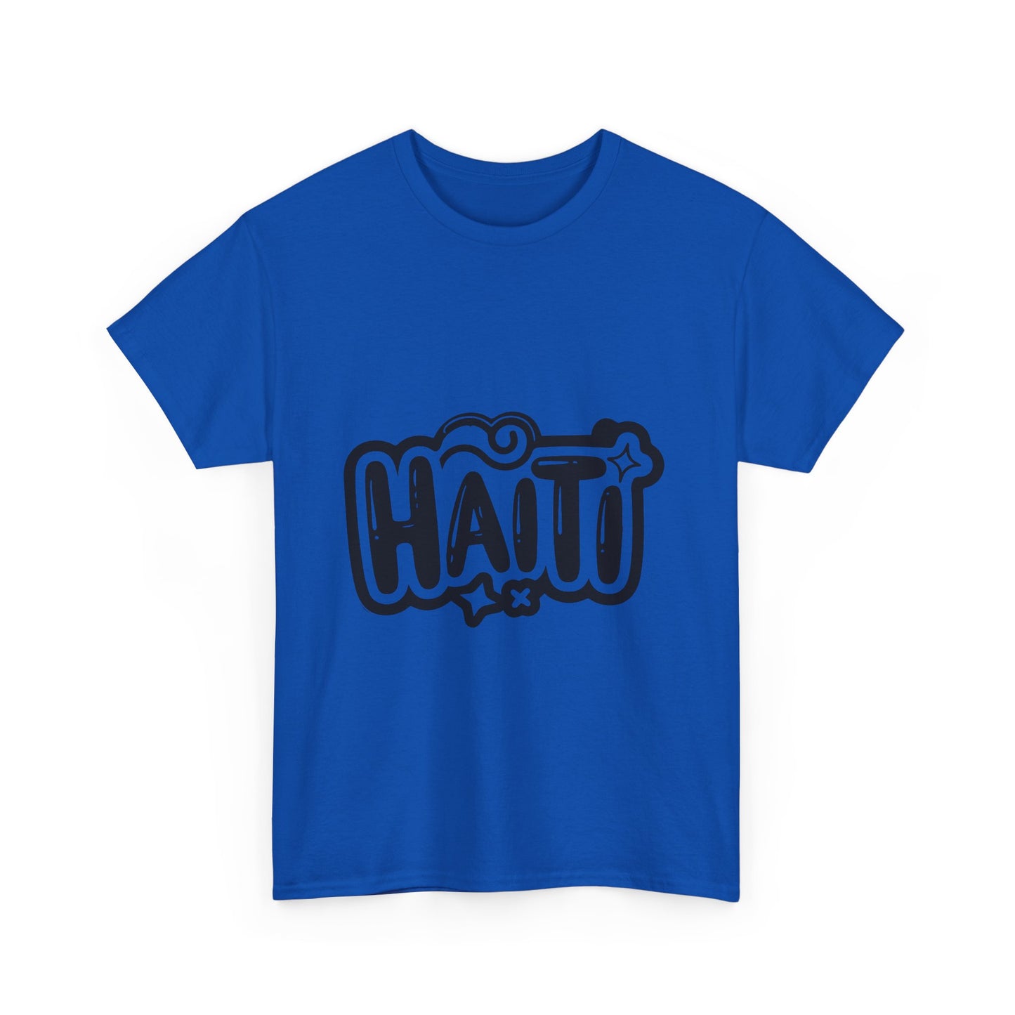 Haitian Pride Tee - Unisex Heavy Cotton Shirt, Casual Wear, Gifts for Him/Her, Cultural Apparel, Summer Fashion