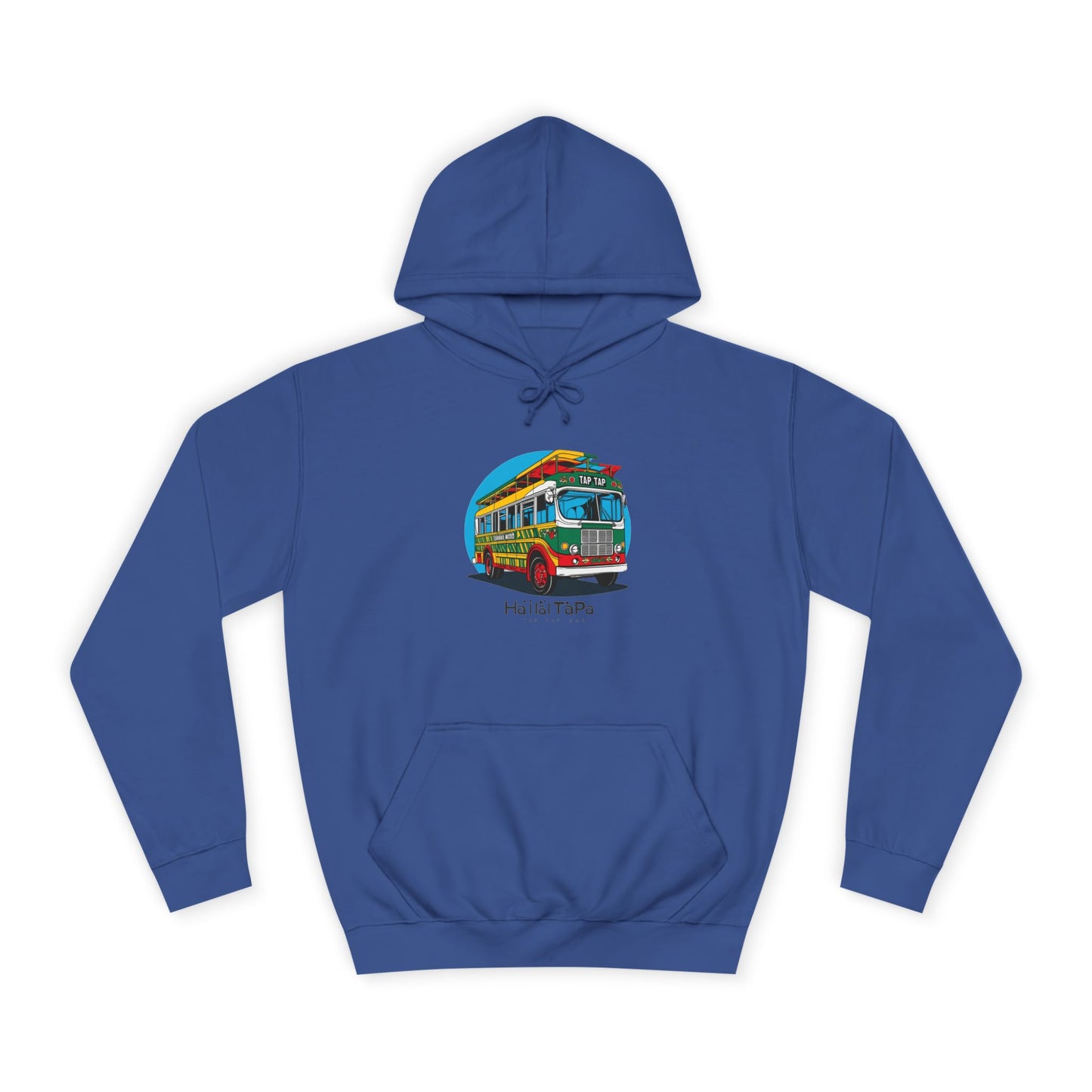 Colorful Surf Bus Unisex College Hoodie | Perfect for Beach Days, College Life, Relaxed Vibes, Gifts for Students, Chill Casual Wear