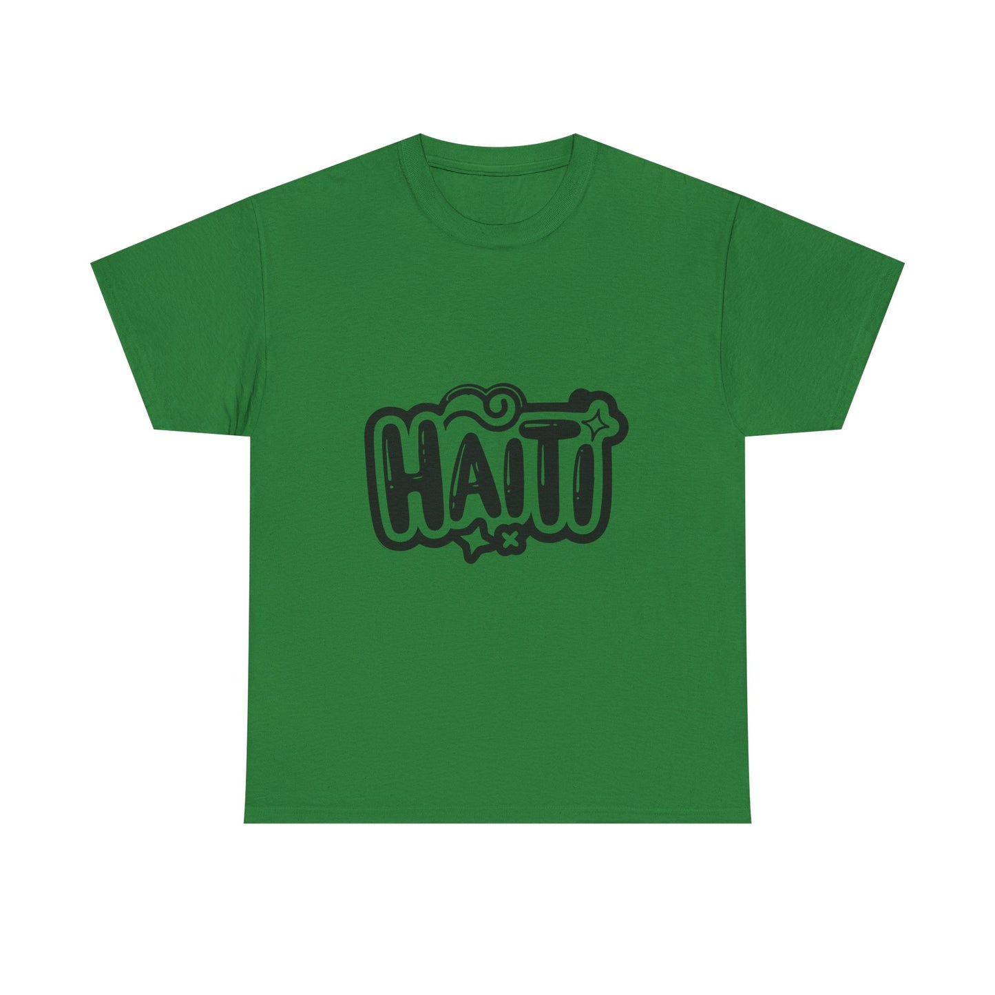 Haitian Pride Tee - Unisex Heavy Cotton Shirt, Casual Wear, Gifts for Him/Her, Cultural Apparel, Summer Fashion