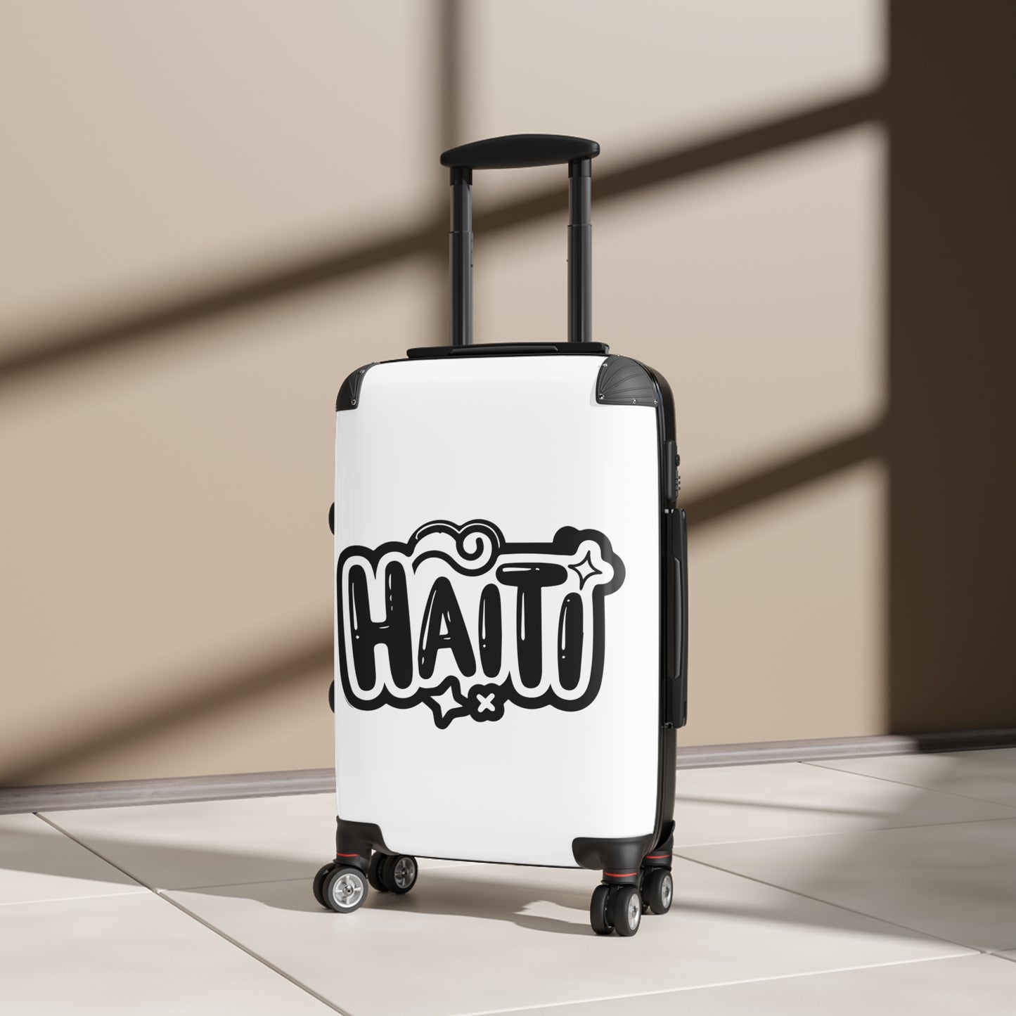 Haitian Travel Suitcase - Stylish Luggage for Adventurous Souls, Vacation, Business Trip, Weekend Getaway, Wanderlust Gear